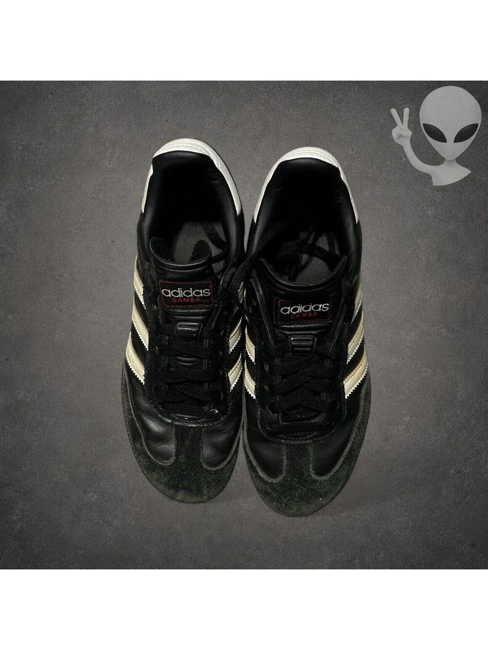 adidas Samba OG Core Black Cloud White Gum Womens US 7.5 B75807